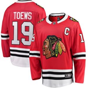 Herren Chicago Blackhawks Eishockey Trikot Jonathan Toews #19 Breakaway Rot Fanatics Branded Heim